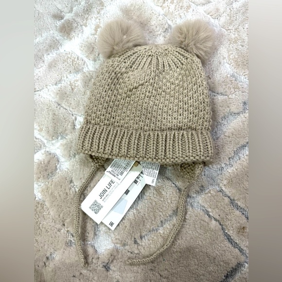 POMPOM KNIT HAT 1-3 YEARS - Picture 2 of 2